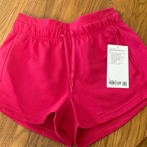 lululemon athletica Pants - Lululemon Athletica Hot Pink Athletic Shorts